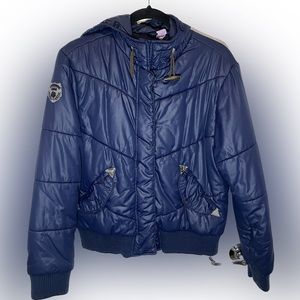 Pronto Company Established 1990 Woman’s Blue Jacket Size L